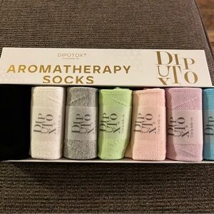Aromatherapy Socks - Assorted Colors Pilates, Gym Wear. 7 pairs